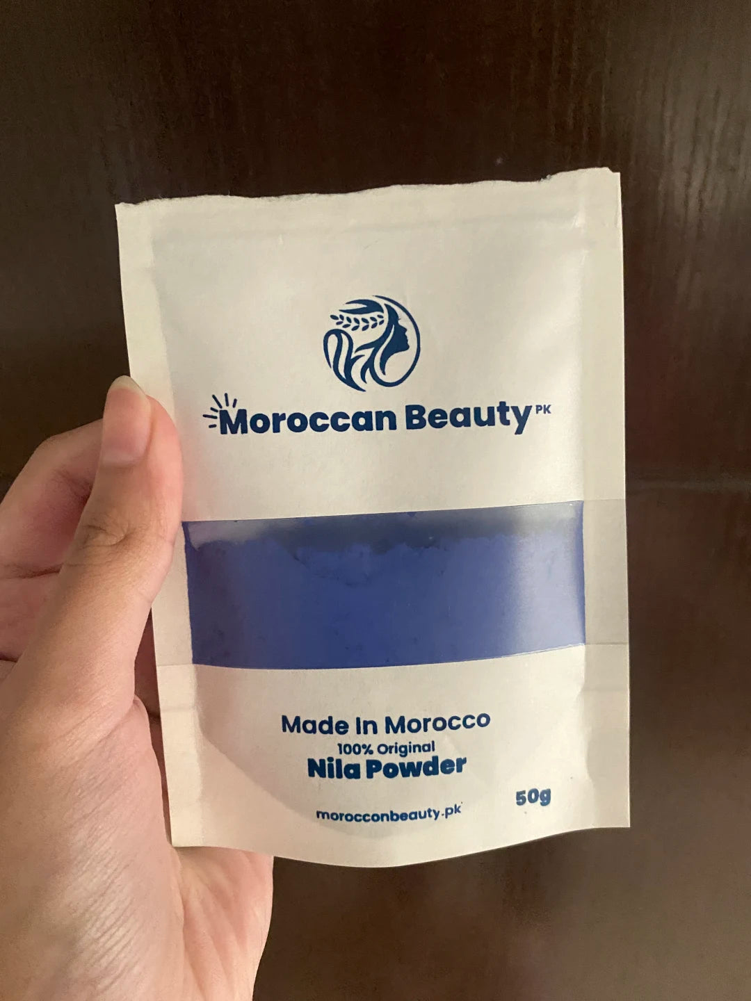 Moroccan Nila Powder 50g | Blue Nila Skin Whitening & Brightening Powder