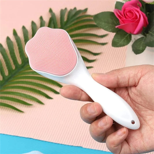 Silicone Face Scrubber | Gentle Exfoliating & Blackhead Removal Brush